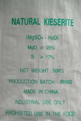 Mgso4 H2O Magnezyum Sülfat Monohyadrat %98 Kapalı Beyaz Kieserite Tozu