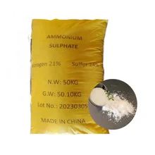 500g Ücretsiz Örnek ISO Onaylı Beyaz Amonyum Sülfat Tozu Tarım Gübresi